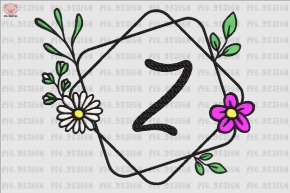 Flower Daisy Font Z Review for Apparel