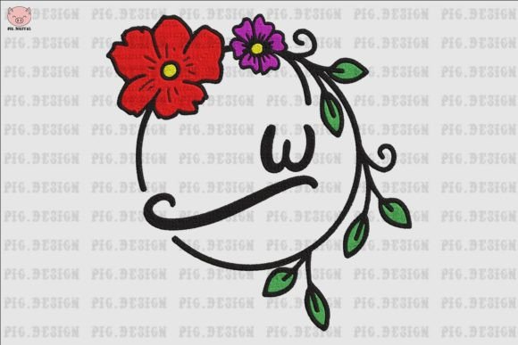 Flower Font W: A Designer’s Review for Craft Fairs
