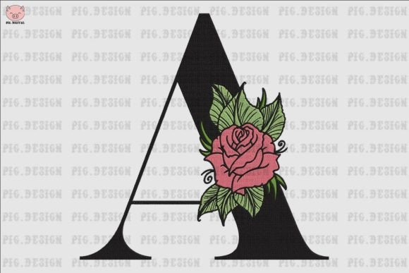 Flower Rose Font a: A Holiday Embroidery Review