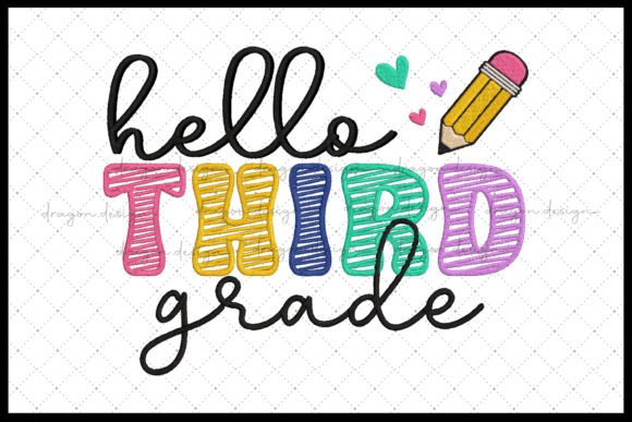 Hello Third Grade: A Seasonal Embroidery Review