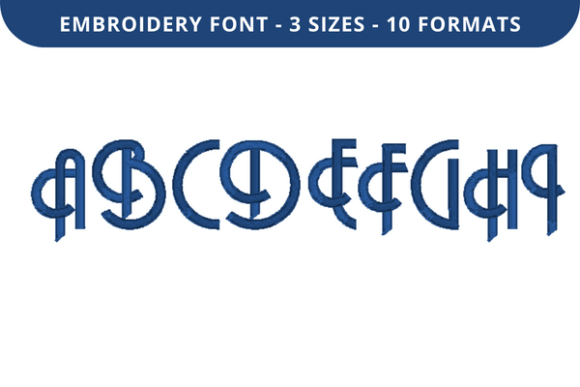 Reviewing Anders Font a to I for Custom Embroidery