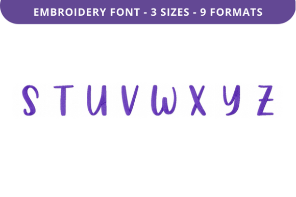 Reviewing Country Garden Font Uppercase S to Z for Business